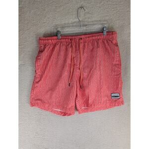 Vintage Beach Bros Swim Trunks Mens 2XL XXL Pink Mesh Lined Pockets 90s